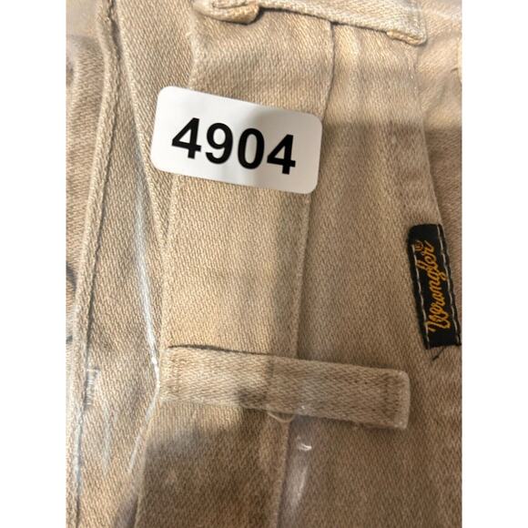 Vintage Wrangler Jeans Men's 34x34 Tan Denim 13MWZTN Made in USA Western - Picture 8 of 8